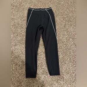 P'tula Black Leggings with White Accents